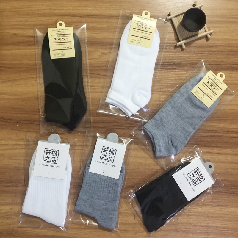 Vớ Cotton Cổ Cao Thời Trang Tiện Lợi Cho Nam