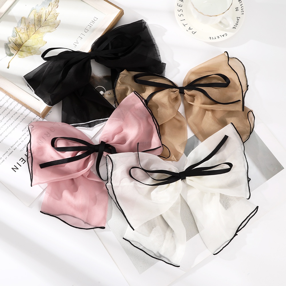 Kẹp tóc HAIMEIKANG hình nơ cỡ lớn 28cm chất lượng cao thời trang Hàn Quốc cho nữ