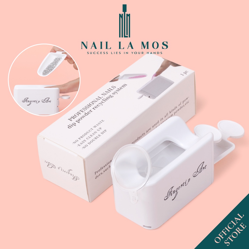 Khay hứng đá rắc nail, bột, nhũ trang trí móng các loại - Khay đựng nhũ rắc tiện lợi, chuyên dụng cho dân làm móng