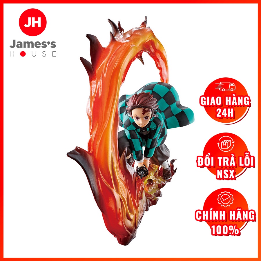 Mô Hình Figure Chính Hãng Anime Tanjiro Kamado,  Ichiban Kuji, Ichiban Kuji Kimetsu no Yaiba (A PRIZE), BANDAI