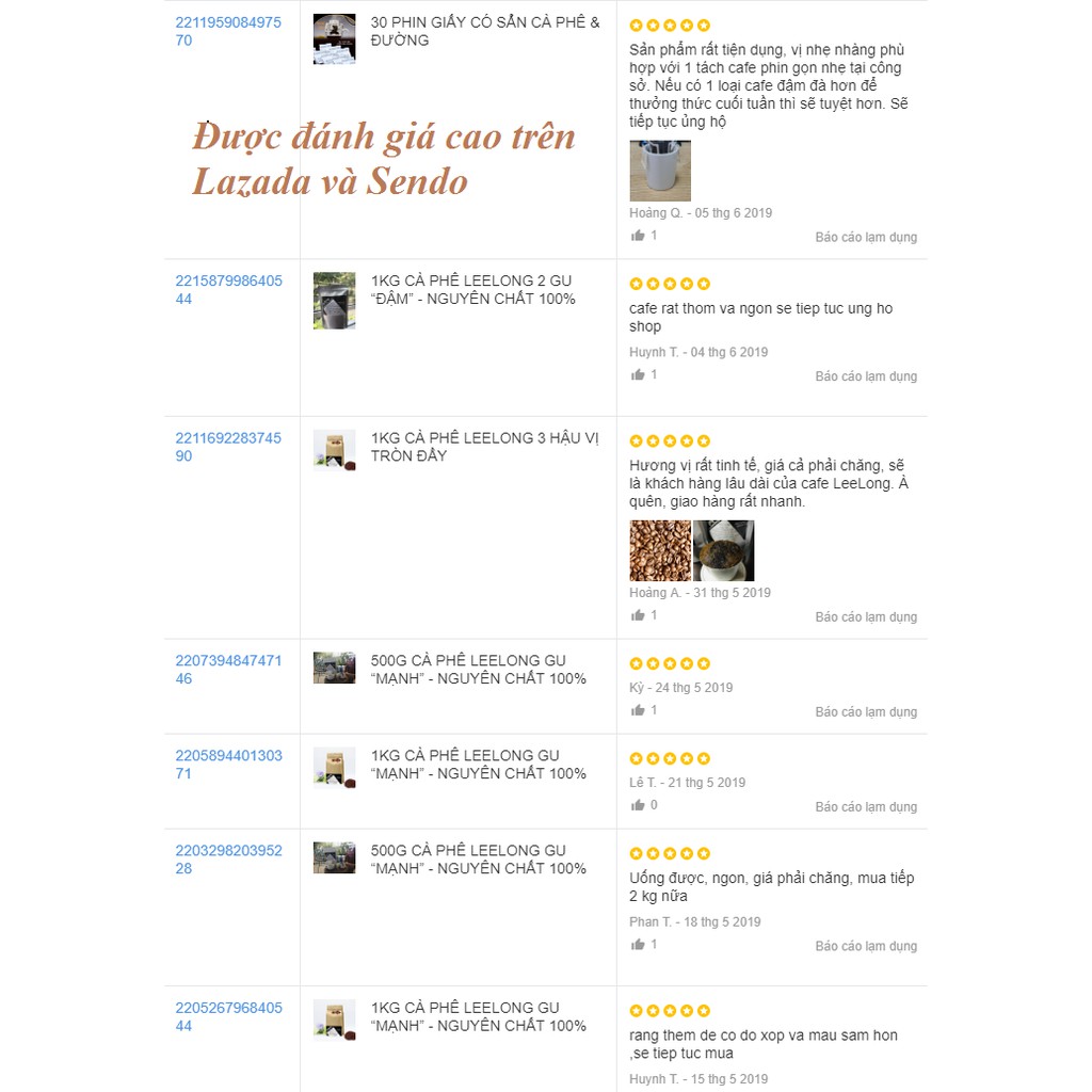 100g CÀ PHÊ LEELONG 1-2-3-4-5 - Robusta Daklak - Arabica Cầu Đất | BigBuy360 - bigbuy360.vn