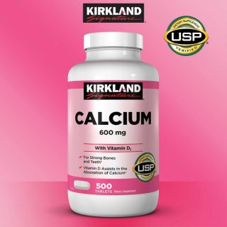 Hộp quà tặng 500 viên Calcium + Vitamine D3 hãng Kirkland Mỹ