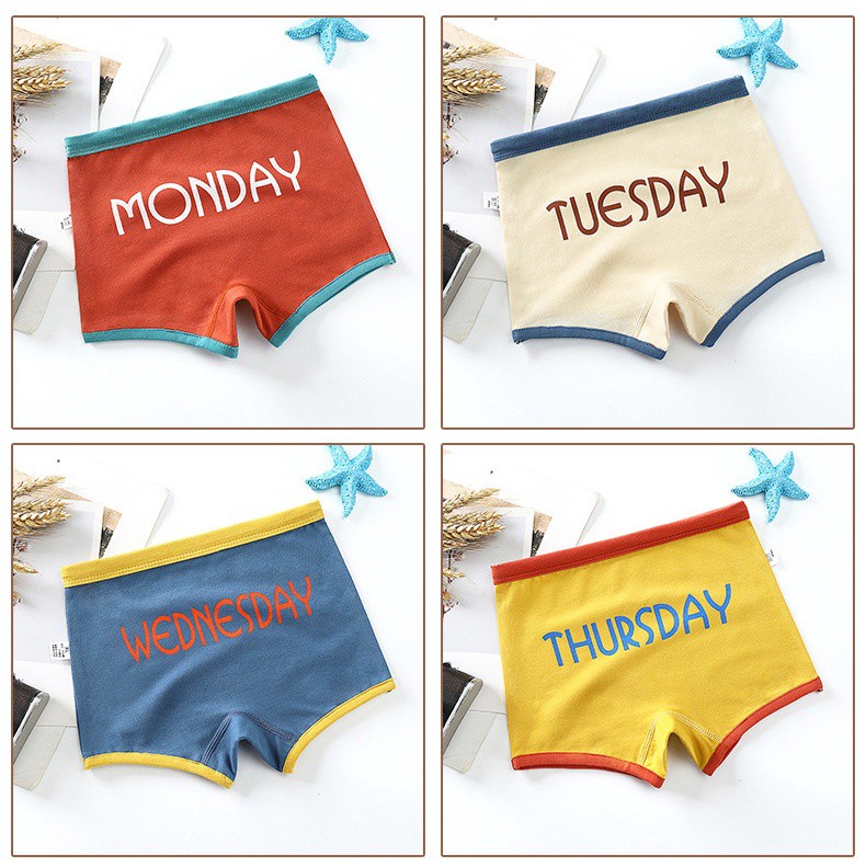 Quần lót cotton mềm dễ thương cho bé trai bé gái