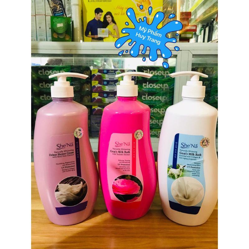 3 chai Sữa tắm shena 1200ml malaysia
