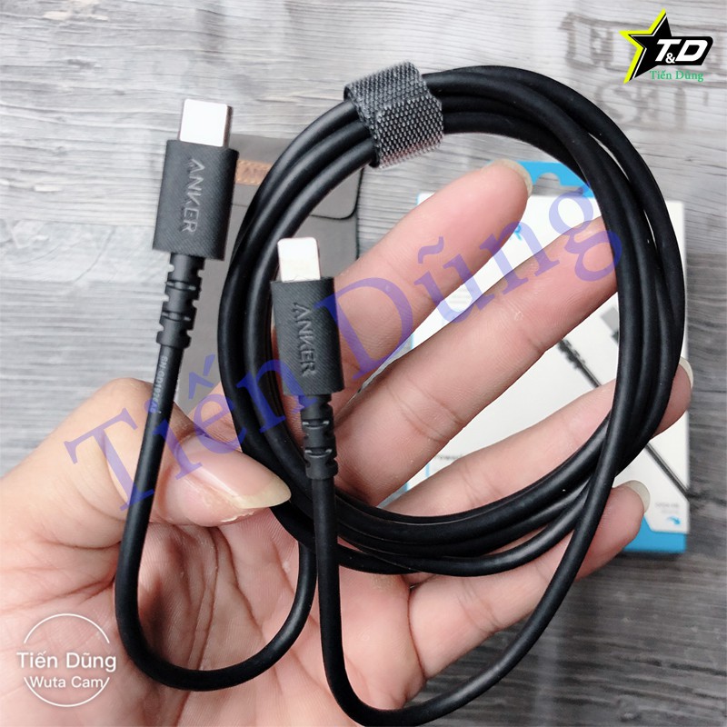 Cáp Anker PowerLine Select Lightning to USB-C dài 1,8m - A8613 - Cáp sạc anker A8613 hỗ trợ sạc nhanh