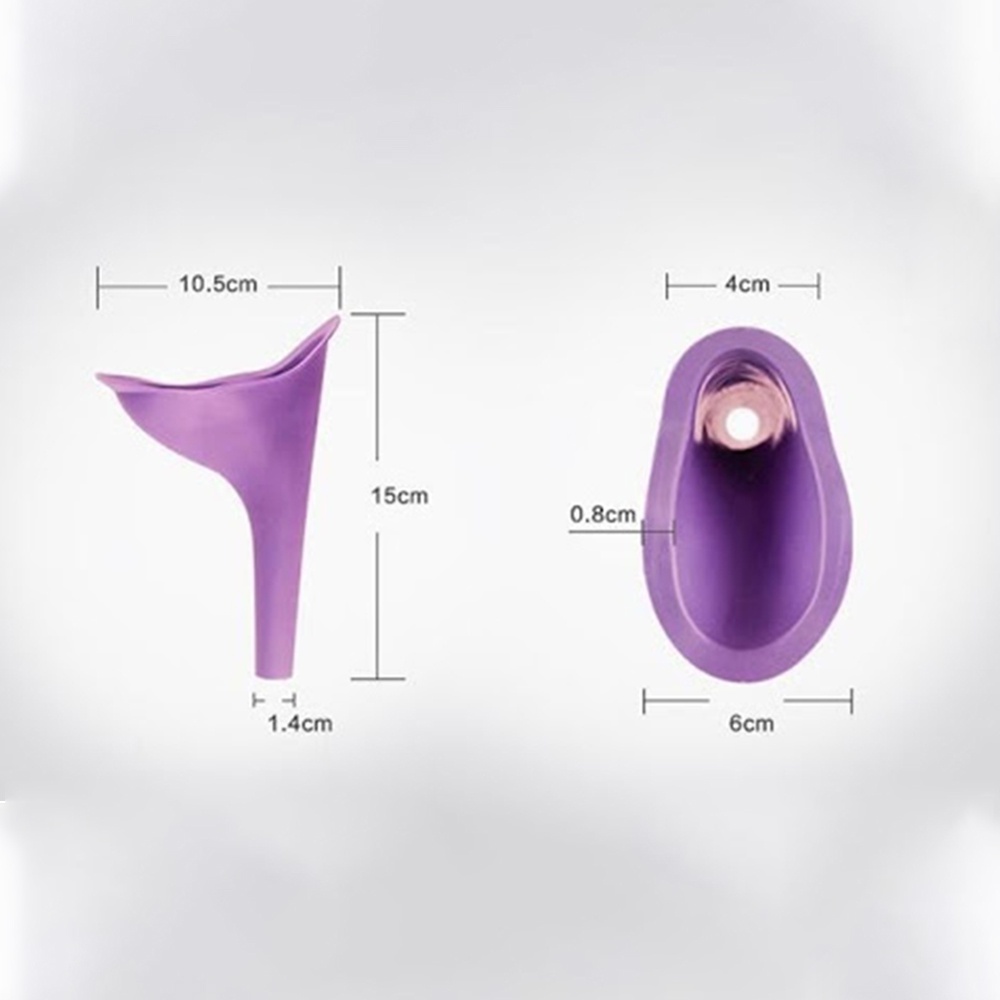 Dụng cụ hỗ trợ đi tiểu đứng cho nữ, chất liệu silicon an toàn, tiện lợi khi đi du lịch, đi phượt | BigBuy360 - bigbuy360.vn