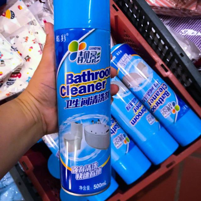 Bình Xịt Bọt Tuyết Tẩy Rửa Nhà Tắm  - Vệ Sinh Bathroom Cleaner ❖CHAI XANH DƯƠNG❖