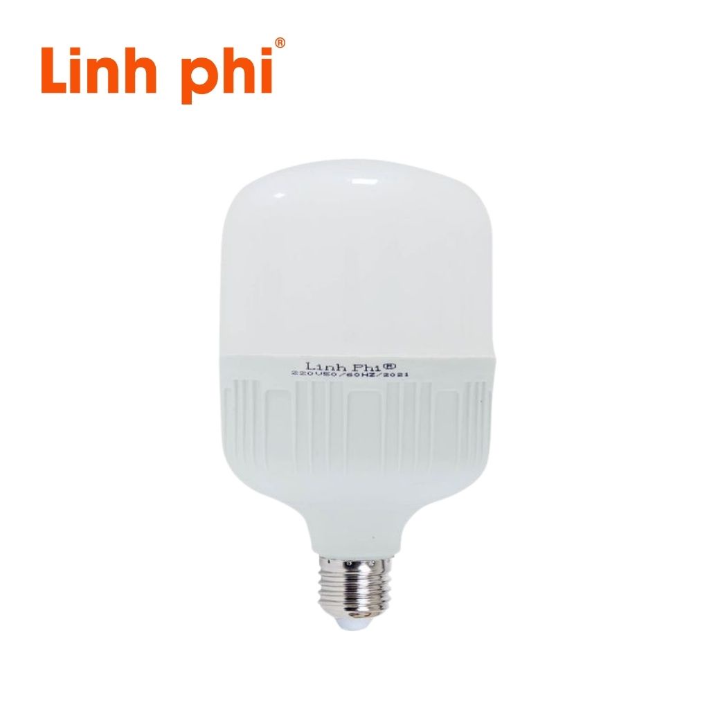 Bóng Đèn Led Bulb Trụ Nhựa LINH PHI Siêu Tiết Kiệm Điện Năng, Led Buld Trụ Ánh Sáng Thực