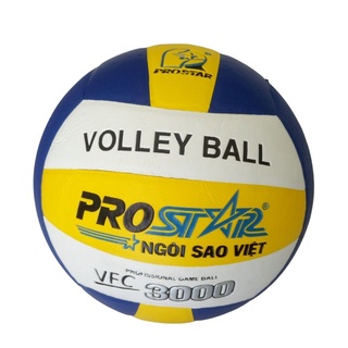 BÓNG CHUYỀN VFC 3000 PROSTAR CHẤT LƯỢNG TỐT tặng kim bơm + túi lưới