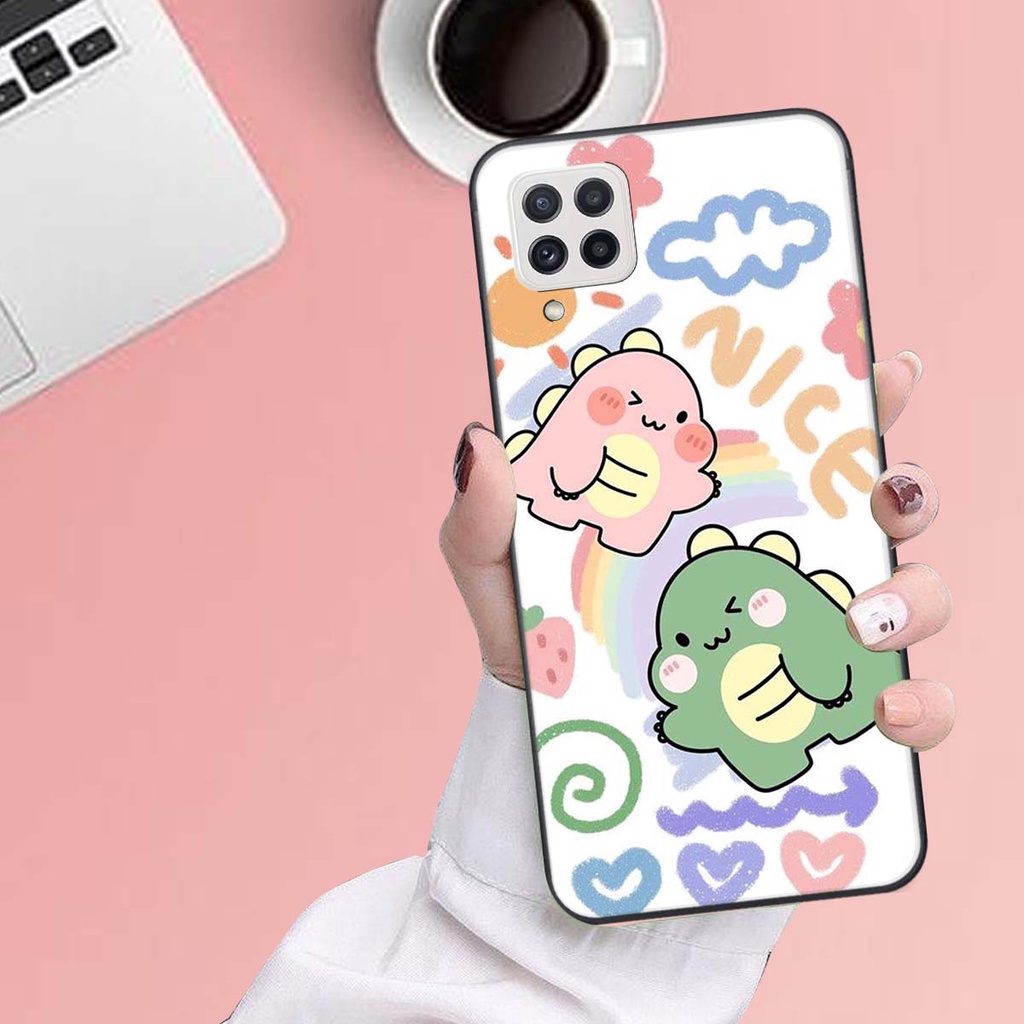 Ốp lưng Samsung A22 4G in hình khủng long , gấu nâu xinh xắn, siêu cute  mà còn vô cùng RẺ -ĐẸP