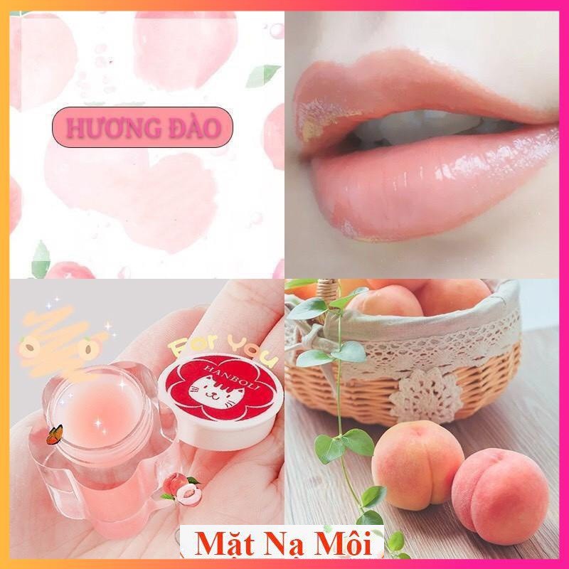 Mặt nạ môi kiêm son dưỡng Hanboli Moisturizing Lip Mask dưỡng mềm mịn hồng môi HT2