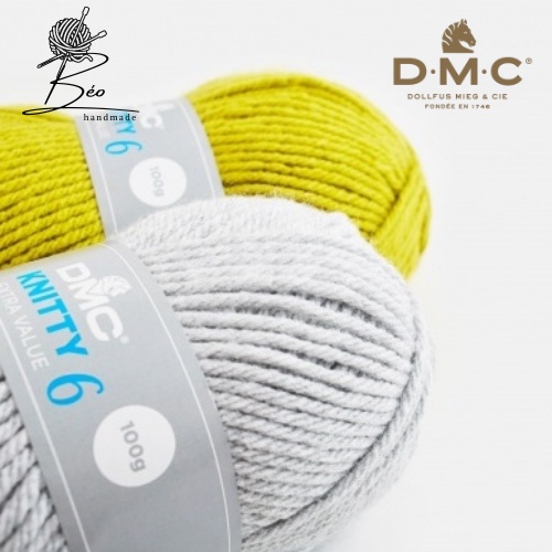 Cuộn len đan/móc kim 6mm DMC KNITTY 6
