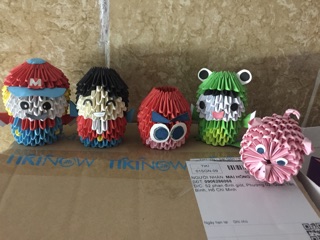 Giấy Origami 3d