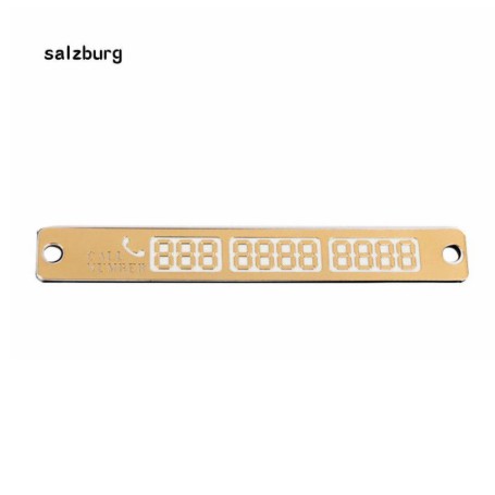 Bảng số điện thoại đỗ xe tạm thời cho xe hơi ô tô tương thích các xe Toyota Vios Innova và Hyundai Accent