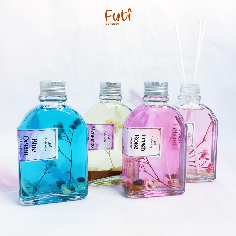 Lọ Tinh dầu Khuếch tán thơm phòng 100ml tặng kèm que khuếch tán