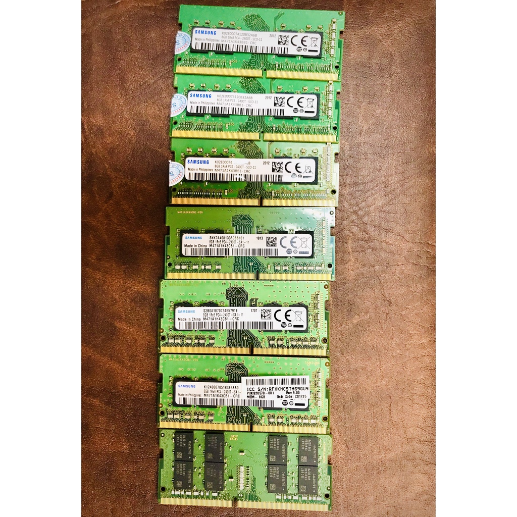 Ram  8GB DDR4 bus  2400 Samsung