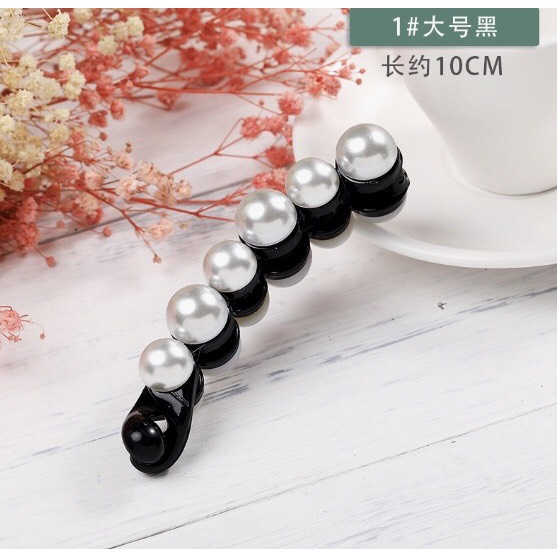 kẹp Dọc Đính Hạt Trai Phong Cách Hàn