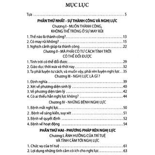 Sách - Rèn Nghị Lực Để Lập Thân