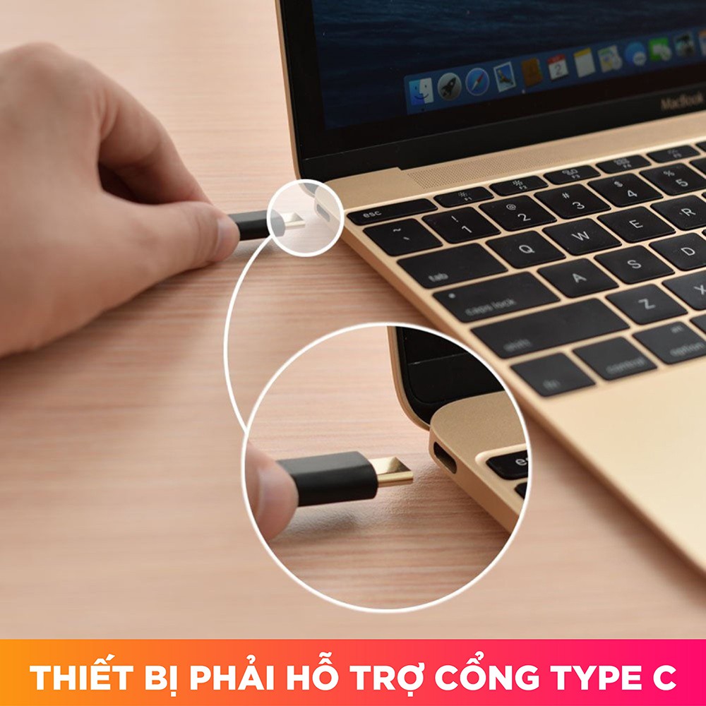 Dây cáp sạc và truyền dữ liệu USB 2.0 sang USB Type-C dài từ 0.25-3m UGREEN US141