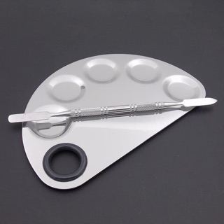 Khay trộn nền inox