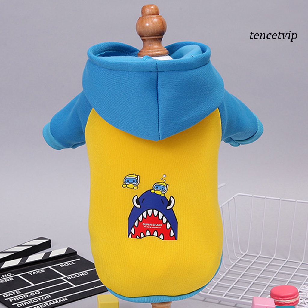 Áo hoodie giữ ấm in họa tiết thời trang mùa đông cho thú cưng