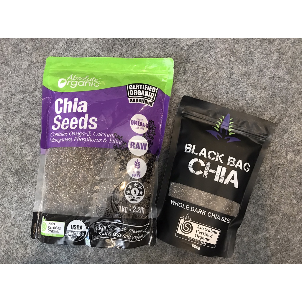 Hạt chia Úc Absolute Organic mẫu mới