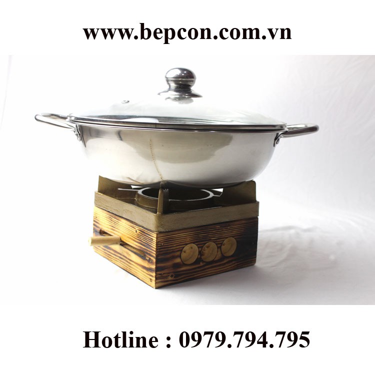 Nồi Lẩu   Hugia  Nồi Lẩu Hotpot 2 Ngăn Size 28cm