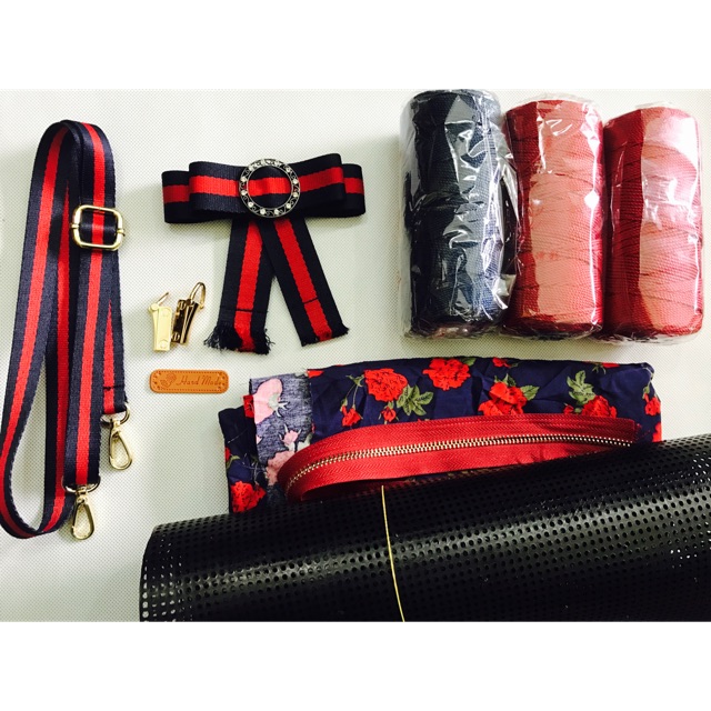 Set phụ kiện làm túi đeo nơ