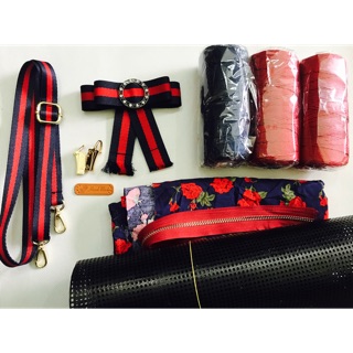 Set phụ kiện làm túi đeo nơ