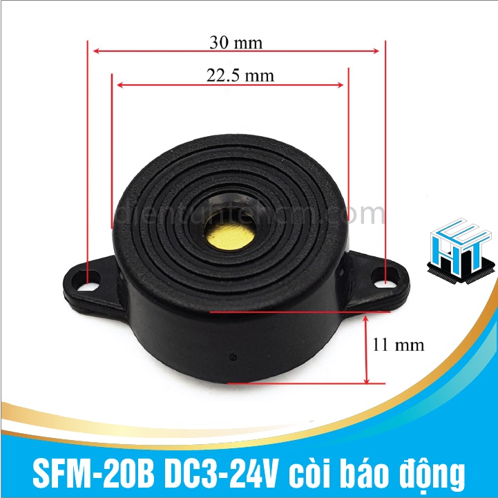 Còi báo động SFM-20B DC3-24V còi báo động 24V