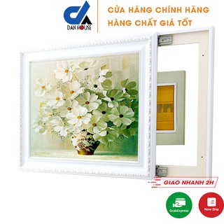 Khung tranh trang trí che Aptomat, tủ điện, tủ kỹ thuật đẹp đẽ và sang trọng Dan House