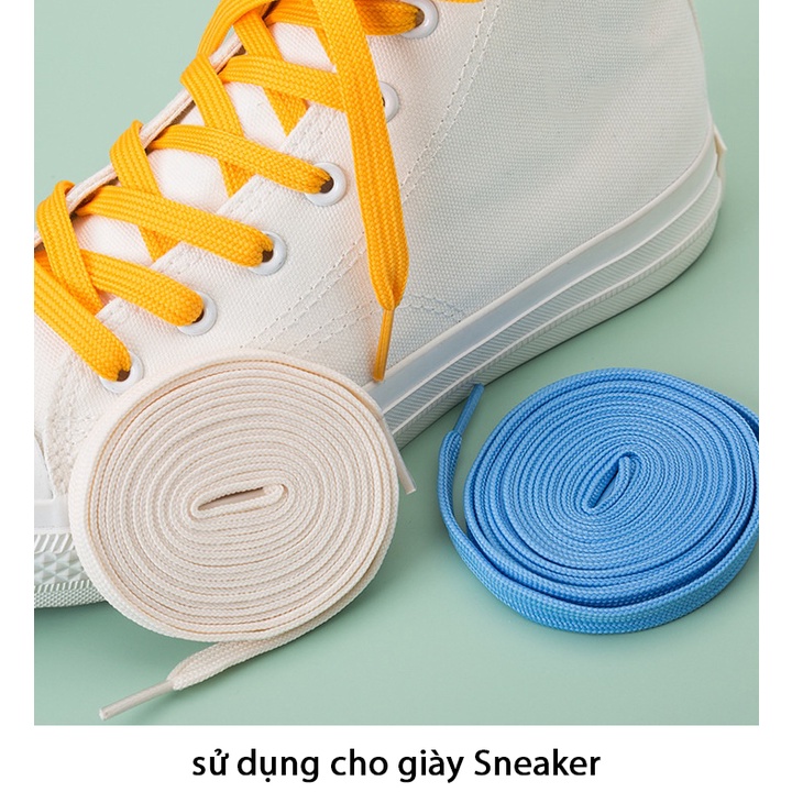 Dây Giày Thể Thao Sneaker Nam Nữ Loại Trơn Onit Xuất Dư