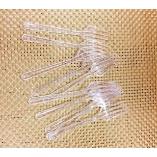 Dĩa Bánh Kem Nhựa Trong 20 Cái