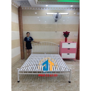 [Mã LIFEBKA5 giảm 10% tối đa 1 Triệu đơn 500k] Giường sắt 1m4x2m mỹ nghệ Đại Thành