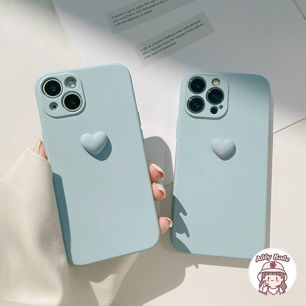 Ốp Điện Thoại Silicone Mềm Mỏng Chống Sốc Họa Tiết Trái Tim 3D Cho IP 13 12 11 Pro Max X XS XR 8 7 Plus