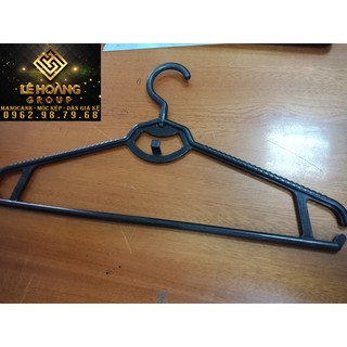 Móc Nhựa Người Lớn 60 Chiếc Thân Tròn Cổ Xoay XẢ KHO treo quần áo nam nữ shop thời trang các cửa hàng và các cá nhân..