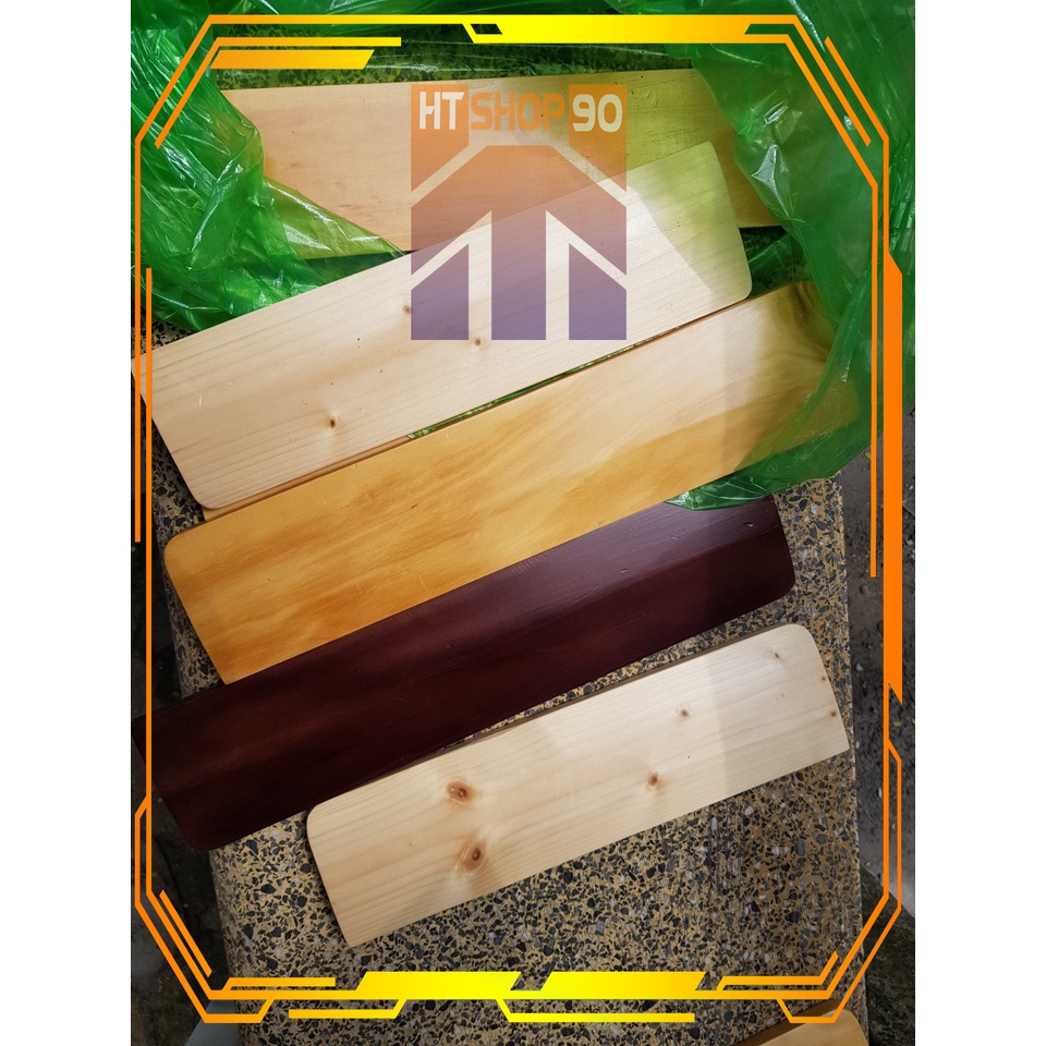 Kê Tay bàn phím cơ Wooden Wrist Rest | Gỗ Tần Bì  sơn PU hoàn thiện | Kích thước dài 30cm - 36cm - 44cm