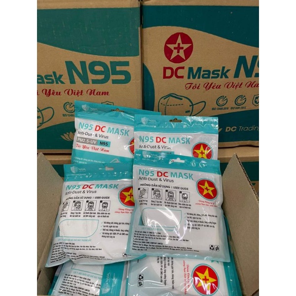 Khẩu trang y tế N95 DC Mask Chính hãng (Thùng 200 chiếc)