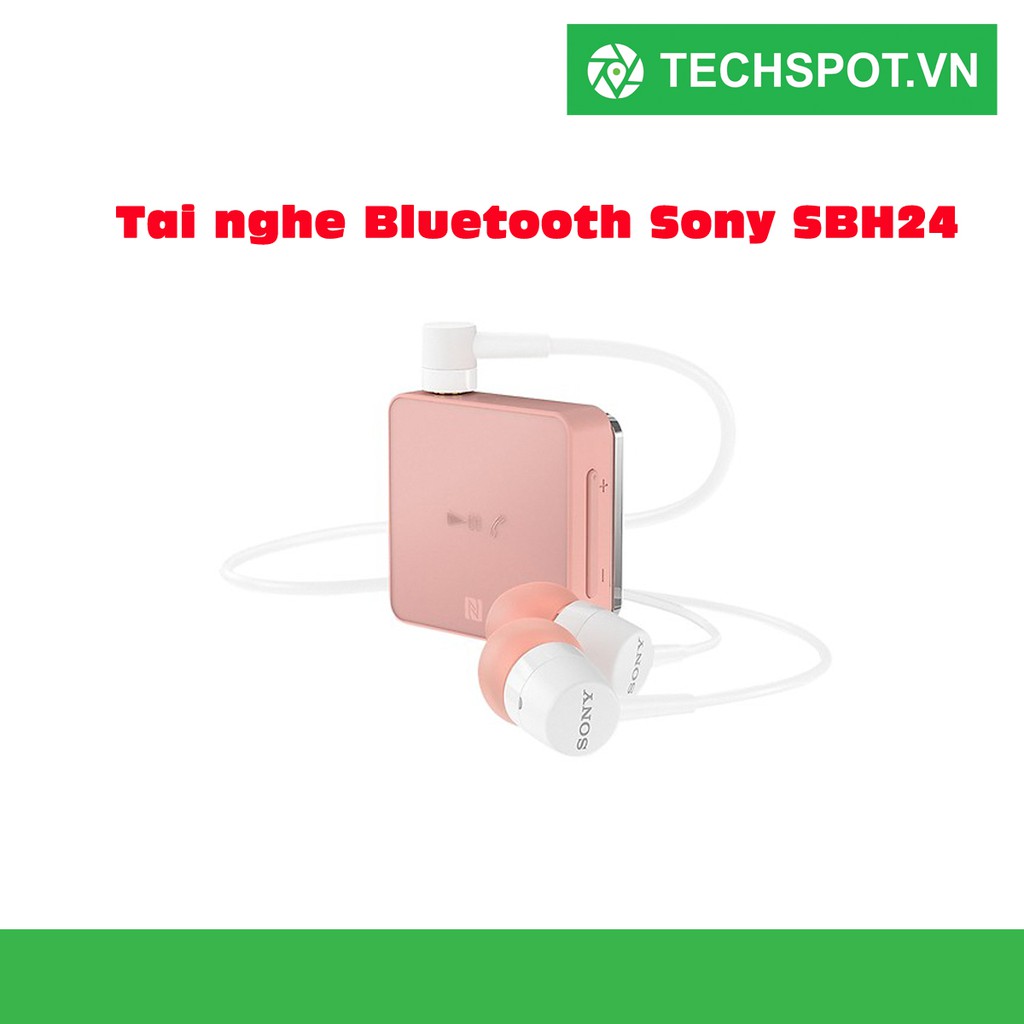 Tai Nghe Bluetooth Sony SBH24 - Hàng Chính Hãng ( Màu Hồng )