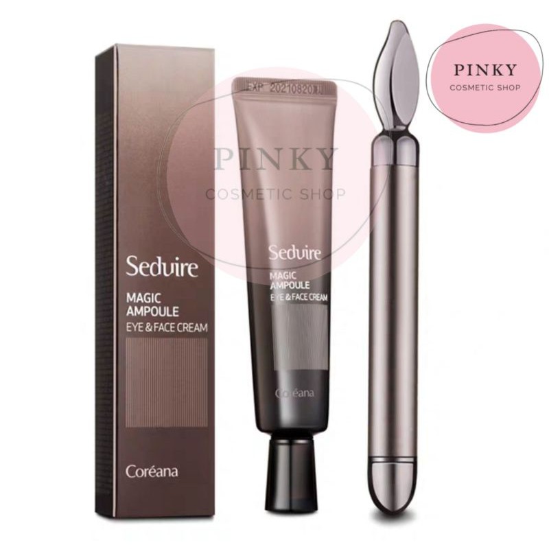 (Coreana) Kem Dưỡng Da Mắt Và Da Mặt Kèm Máy Massage Coreana