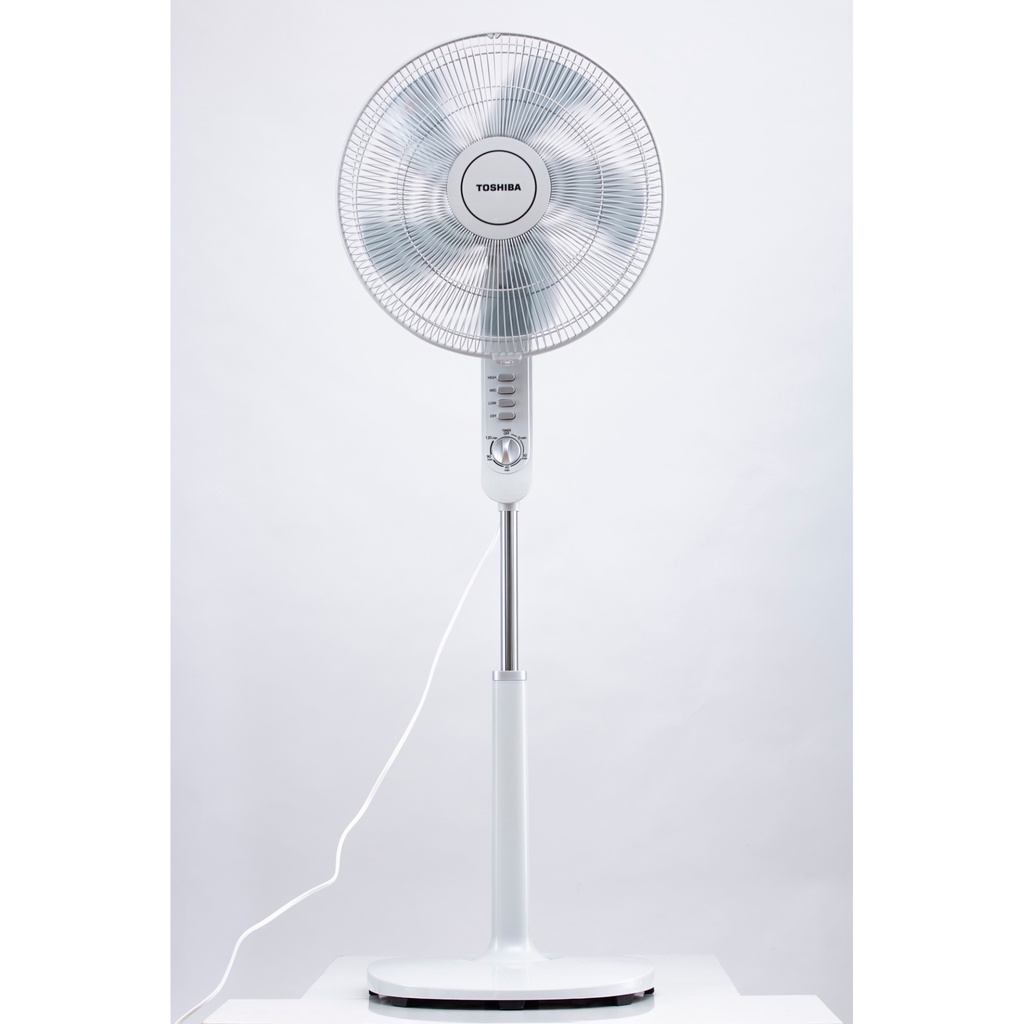 Quạt đứng Toshiba F-LSA10VN 50W- 5 cánh - Hẹn giờ tắt - Góc đảo gió 85 độ - Hàng chính hãng, bảo hành 12 tháng