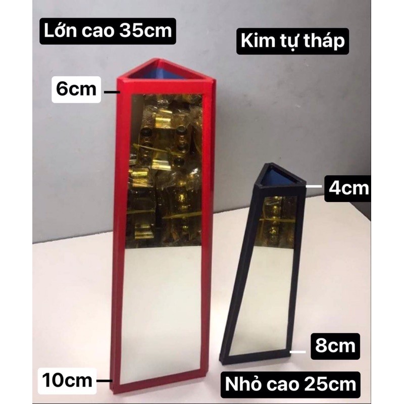 kính kè cá la hán Kim tự tháp
