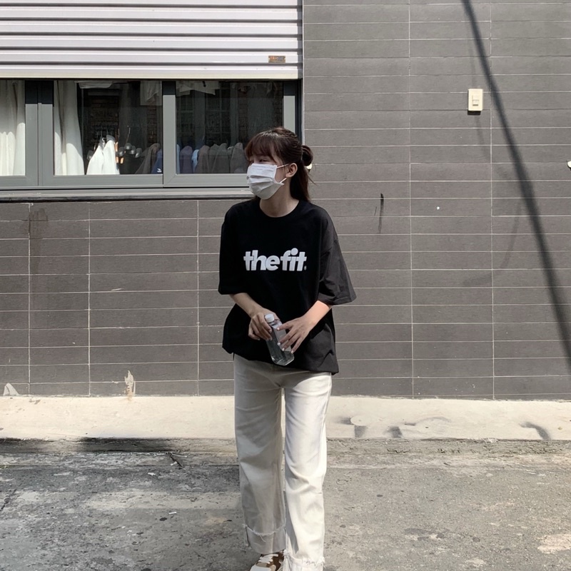 Áo thun UNISEX localbrand THE FIT EMBOSSED LOGO TEE, áo localbrand chính hãng in nổi, 100% cotton