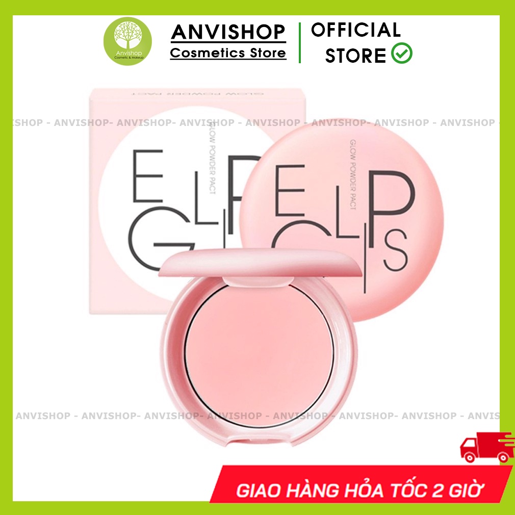 PHẤN PHỦ NÉN EGLIPS GLOW POWDER PACT (vỏ hồng)
