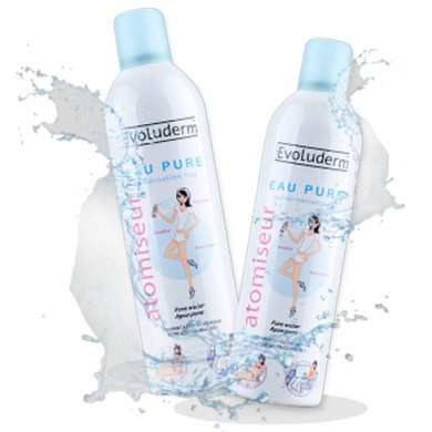 Xịt khoáng EVOLUDERM Atomiseur Eau Pure