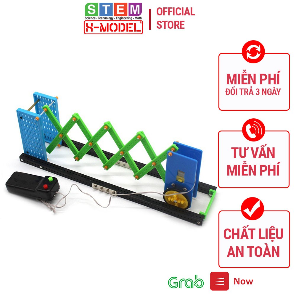 Đồ chơi sáng tạp STEM Cổng rào chắn barie nhựa có điều khiển ST23 X-MODEL Đồ chơi DIY cho bé| Giáo dục STEAM