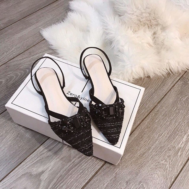 BỆT ZARA SLINGBACK