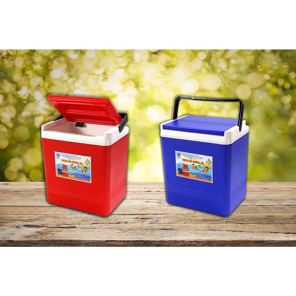 Thùng đựng đá. Phích đá giữ nhiệt nhựa Việt Nhật. Dung tích từ 7 - 26 Lít. Thùng cao cấp 3 lớp giữ nhiệt đến 12 giờ