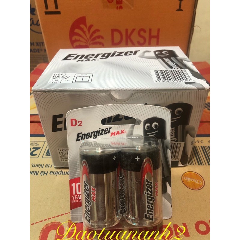 Pin Đại Energizer E95 1,5V vỉ 2 viên - Hàng chính hãng DKSH Việt Nam