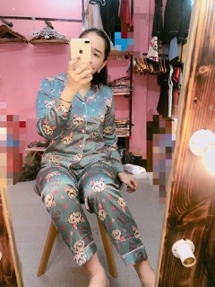 Đồ bộ dài tay VIP (lụa satin cao cấp)